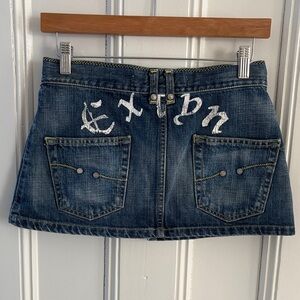 Italian Y2K vintage Denim mini